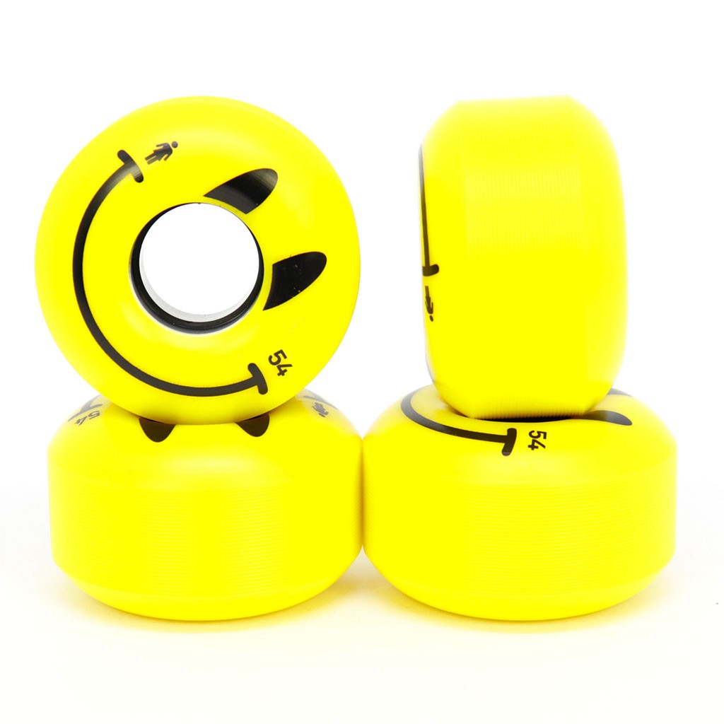 Roda Girl Skateboards Happy stout skateboard filmer cruising 54mm - 85A - Amarelo