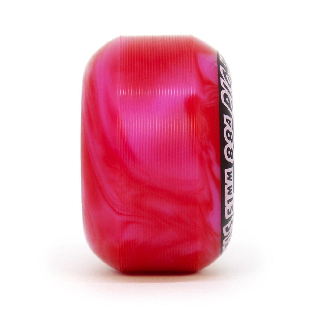 Roda Pig Wheels Street Cruisers 51mm - 88A - Vermelho / Rosa