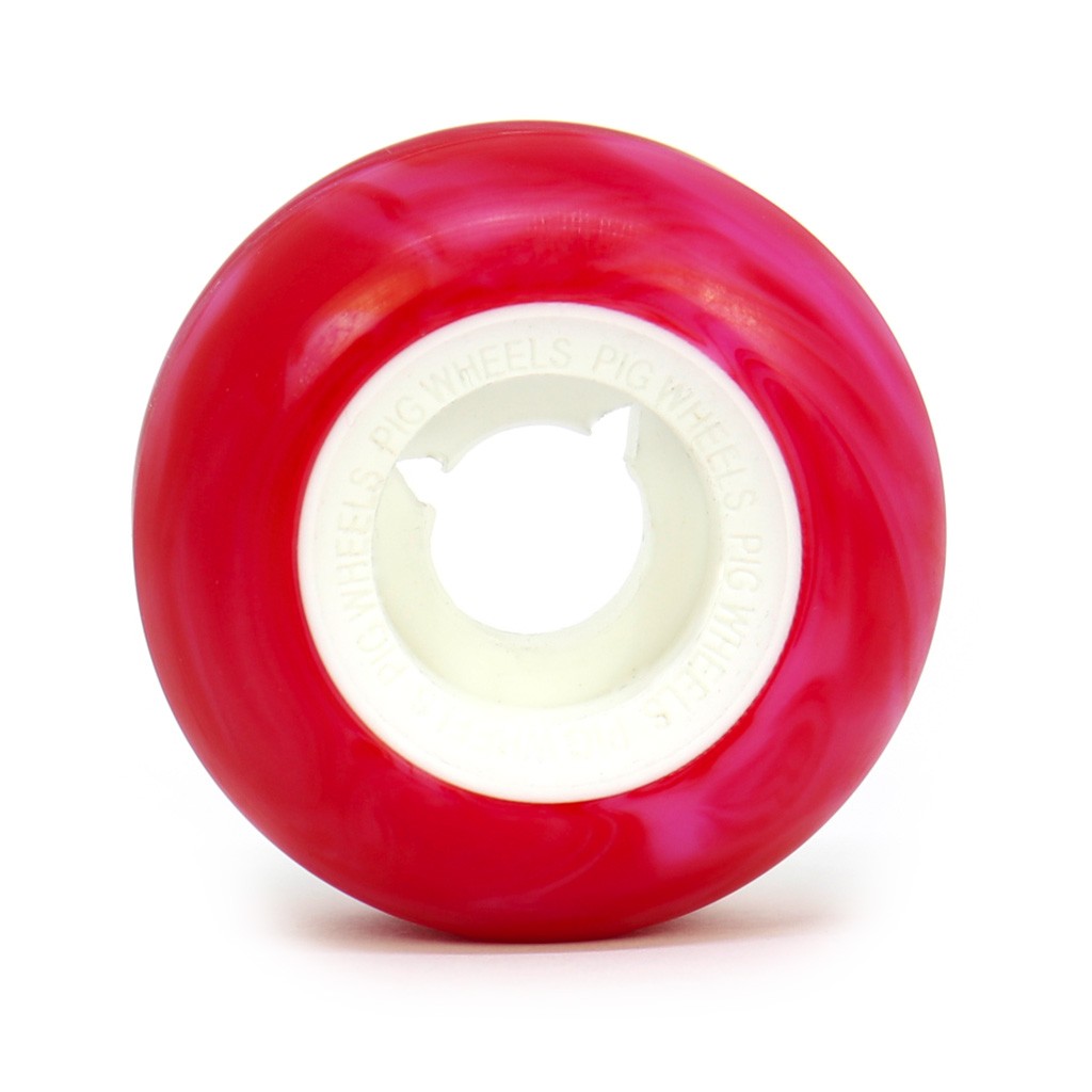 Roda Pig Wheels Street Cruisers 51mm - 88A - Vermelho / Rosa