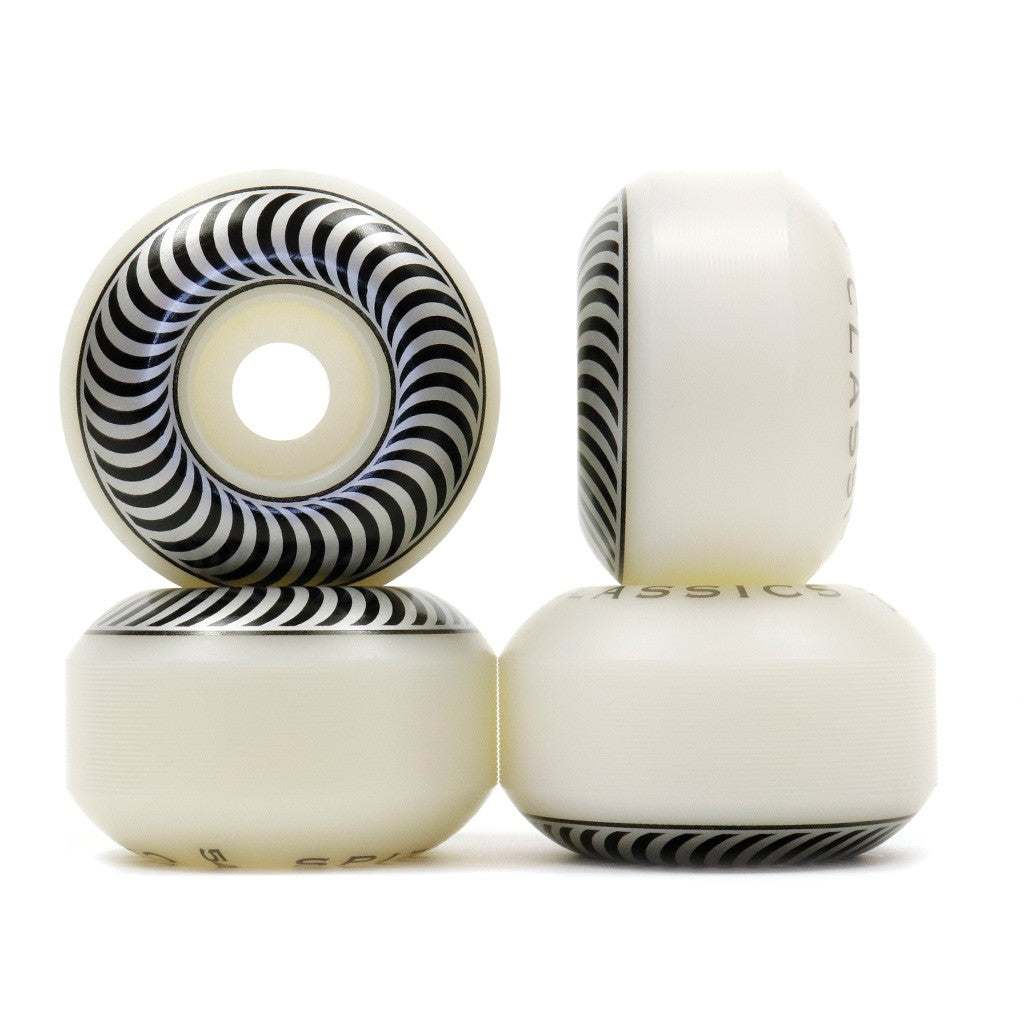 Roda Spitfire Wheels Classics 54mm - 99DU - Branco / Preto / Prata