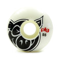 Roda Pig Wheels Head ProLine 55mm - 101A - Branco