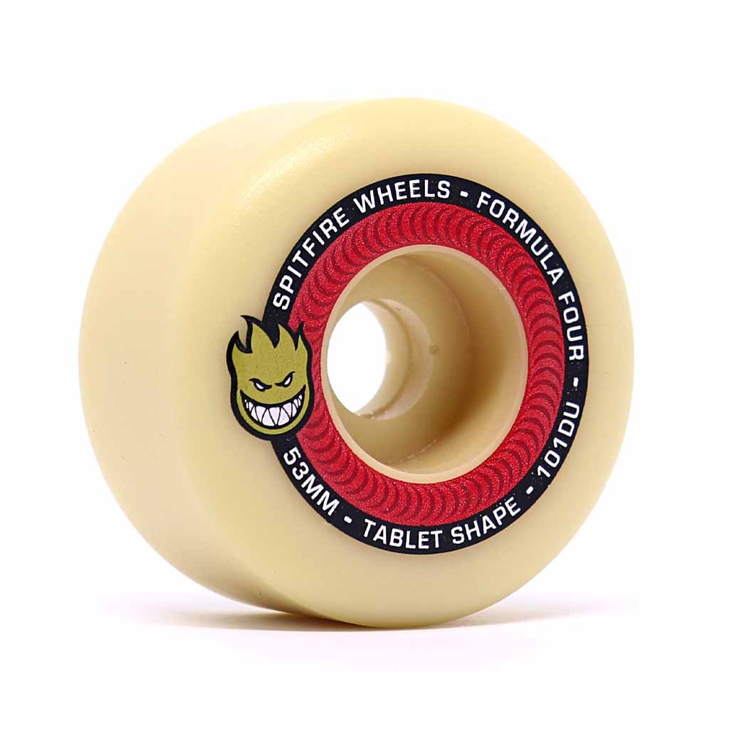 Roda Spitfire Wheels Tablets Formula Four 53MM - 101DU - Amarelo / Preto / Vermelho