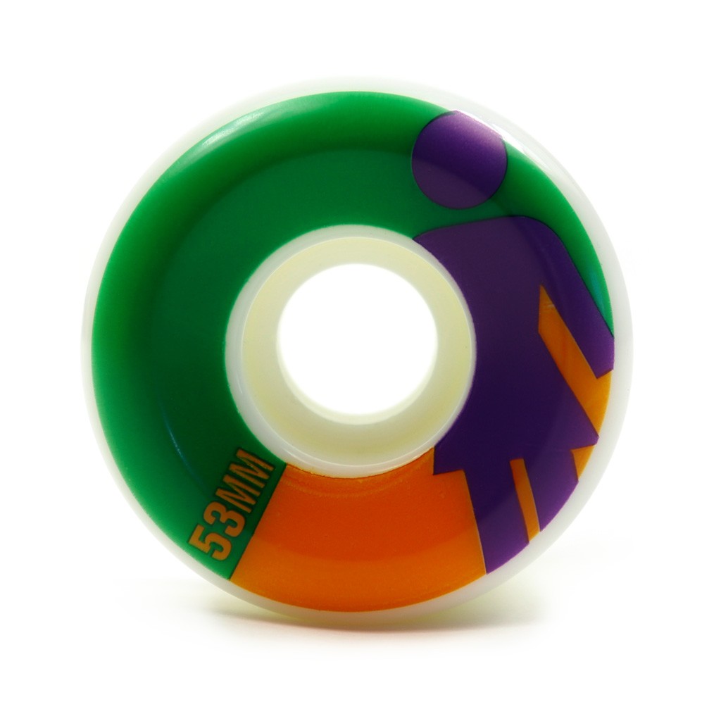 Roda Girl Skateboards OG Splitz 53mm - 99A - Branco