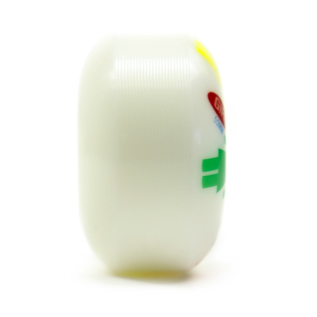 Roda Girl Skateboards Enamel Staple 55mm - 99A - Branco