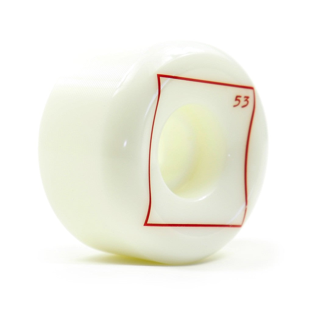 Roda Chocolate Skateboards Squared Conical 53mm - 99A - Branco