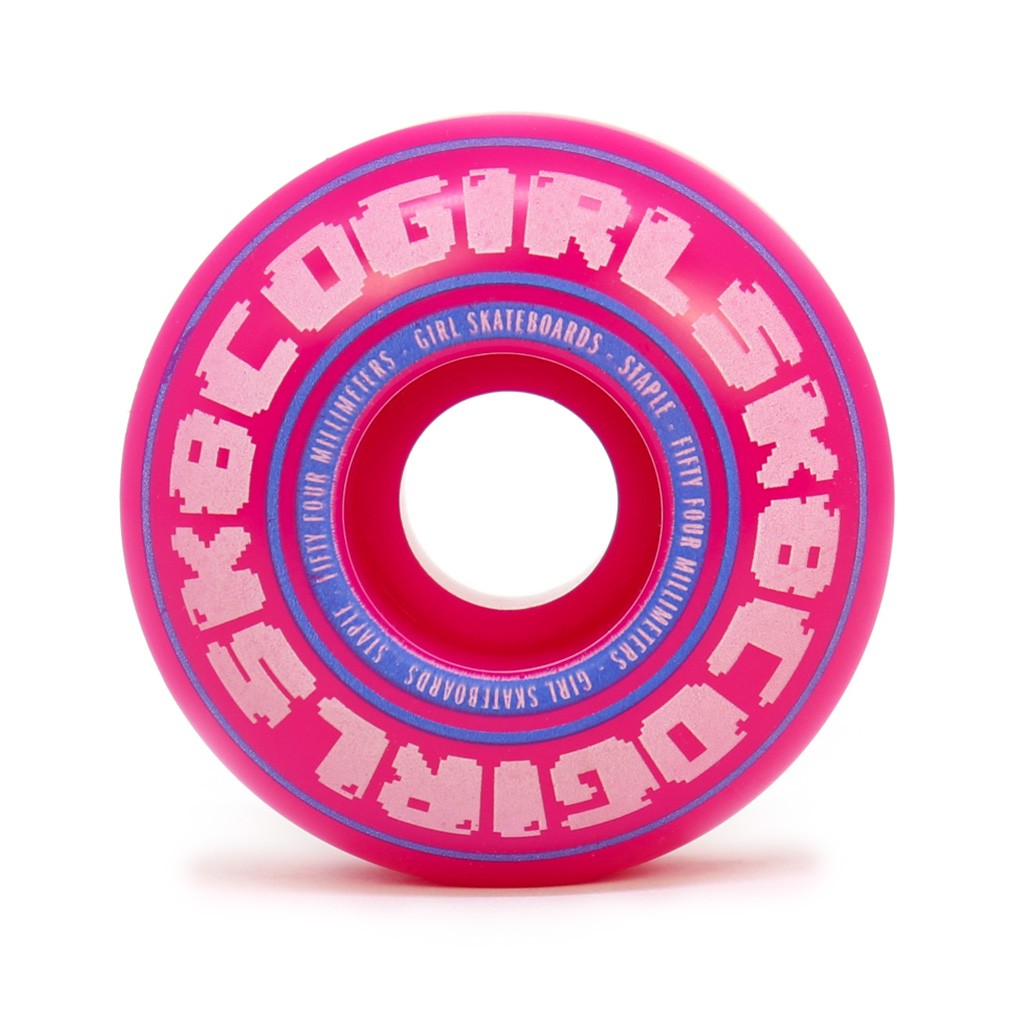 Roda Girl Skateboards Bobble 54mm - 99A - Rosa