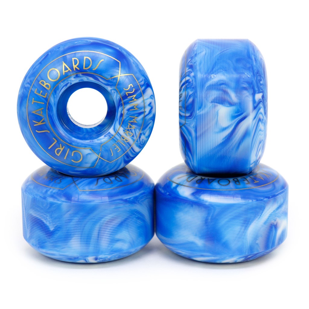 Roda Girl Skateboards Marbles 52mm - 99A - Azul