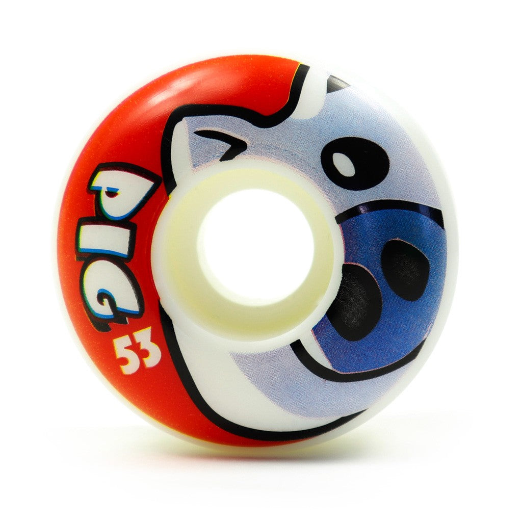 Roda Pig Wheels Piggy 53mm - 101A - Branco