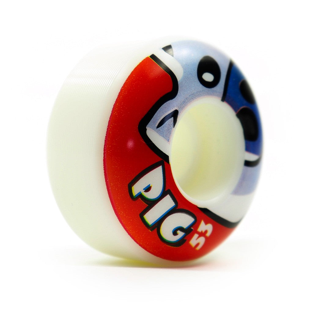Roda Pig Wheels Piggy 53mm - 101A - Branco