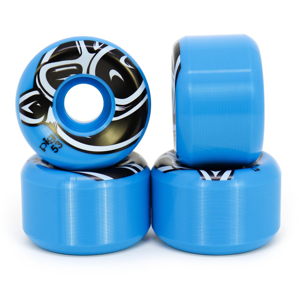 Roda Pig Wheels Head Conical 53mm - 101A - Azul
