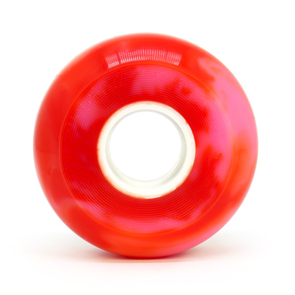 Roda Pig Wheels Supercruisers 62mm - 85A - Vermelho / Rosa