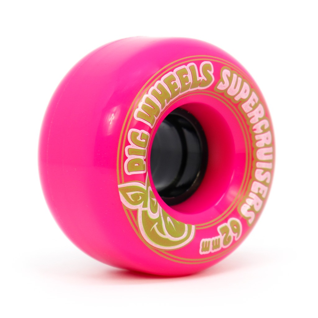 Roda Pig Wheels Supercruisers 62mm - 85A - Rosa