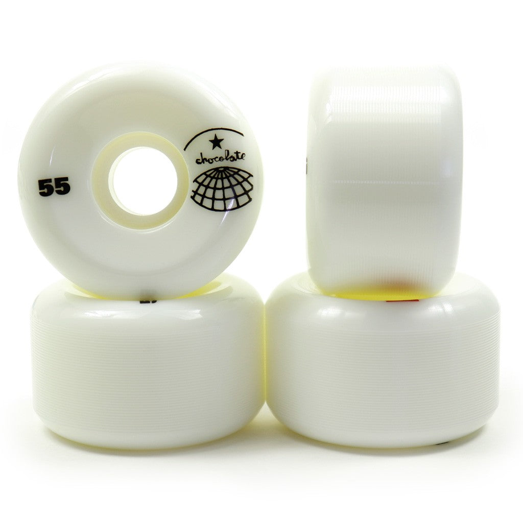 Roda Chocolate Skateboards Global 55mm - 99A - Branco
