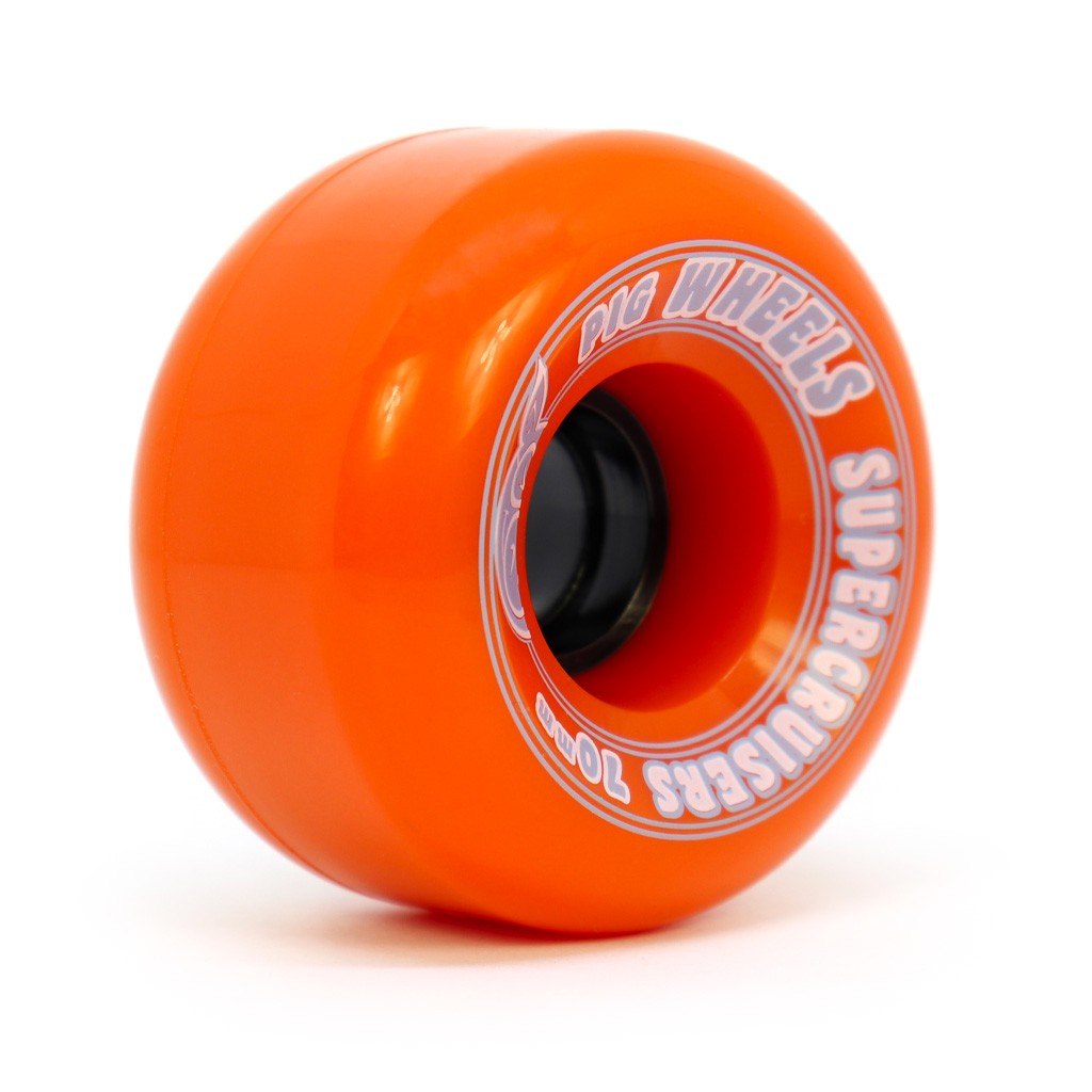 Roda Pig Wheels Supercruisers 70mm - 85a - Laranja