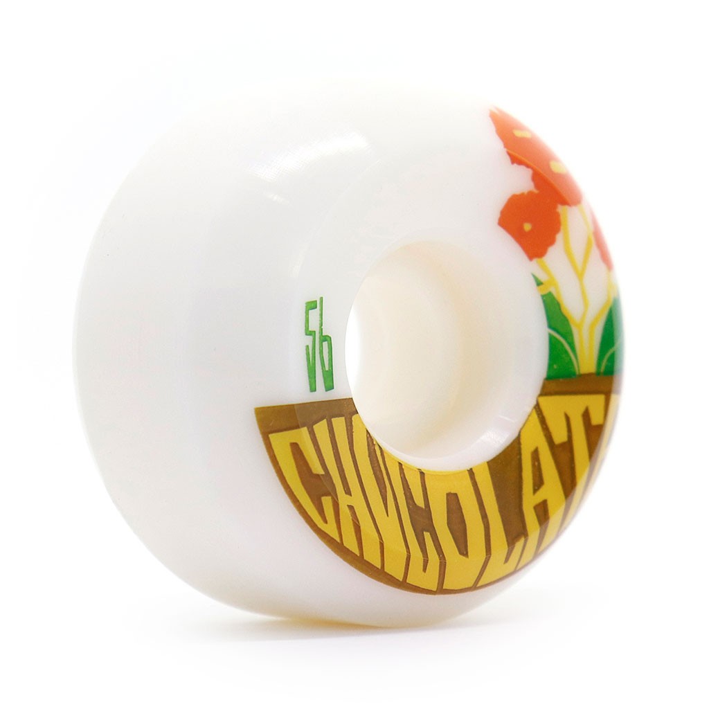 Roda Chocolate Skateboards Plantasia Conical 56mm - 99A - Branca