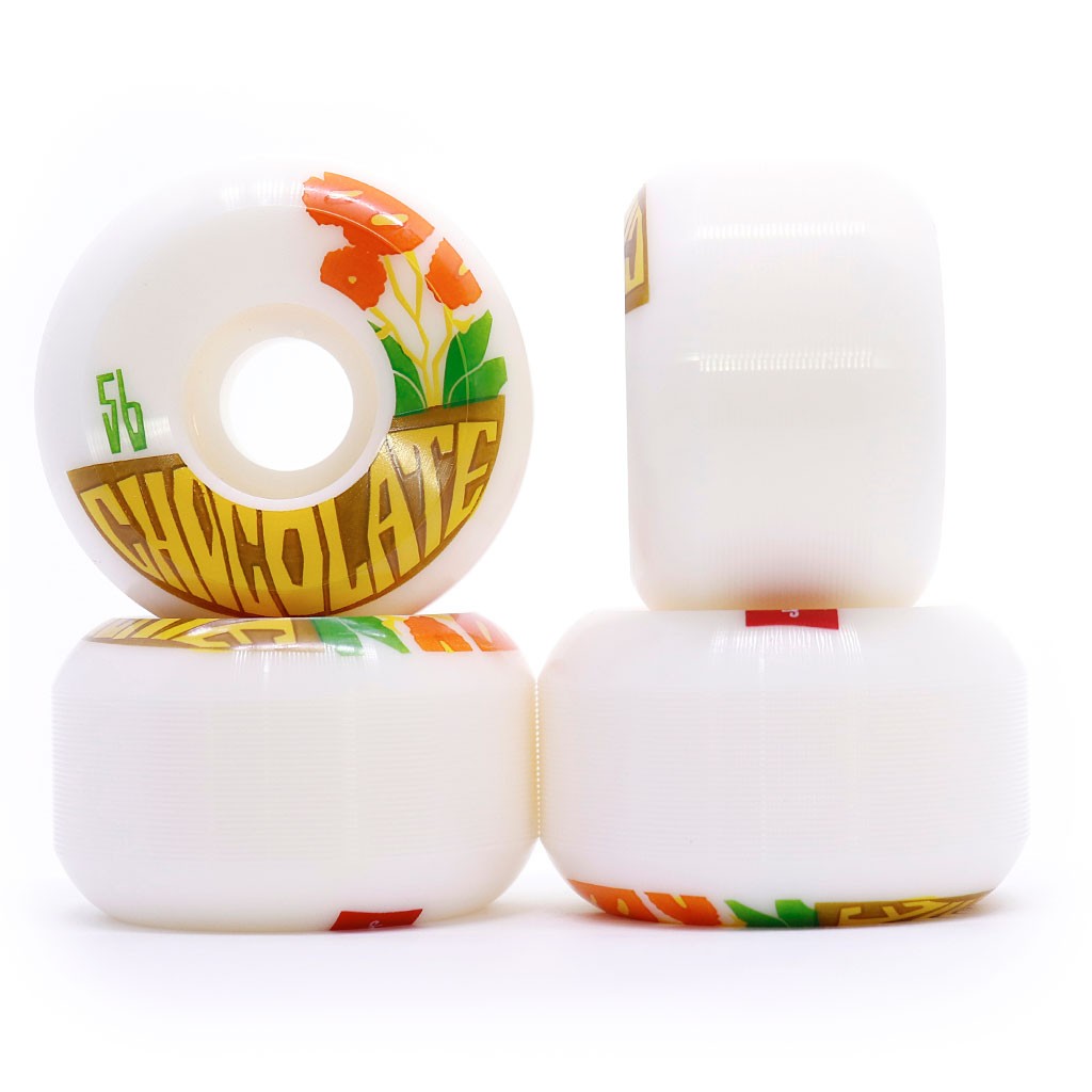 Roda Chocolate Skateboards Plantasia Conical 56mm - 99A - Branca