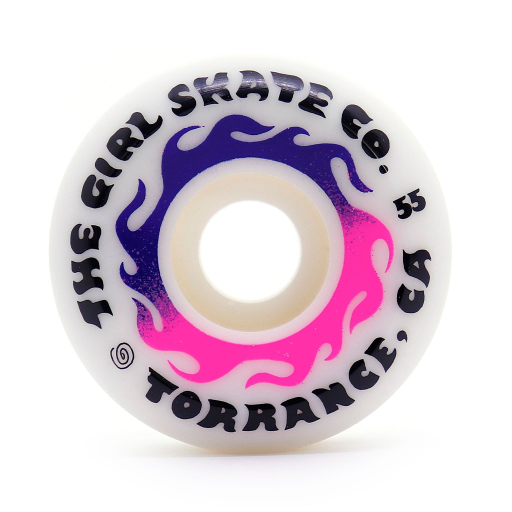 Roda Girl Skateboards GSSC Conical 55mm - 99A - Branca