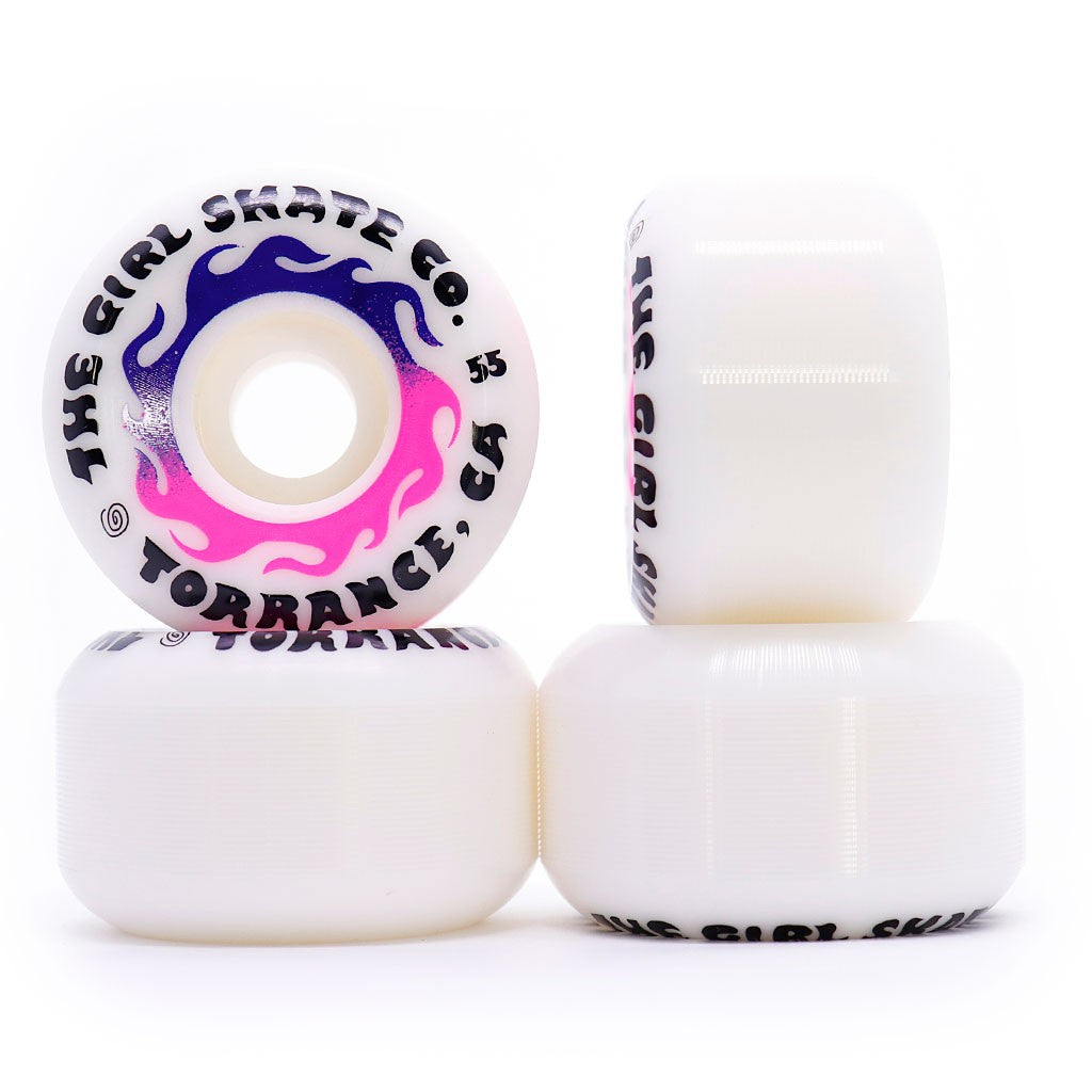 Roda Girl Skateboards GSSC Conical 55mm - 99A - Branca