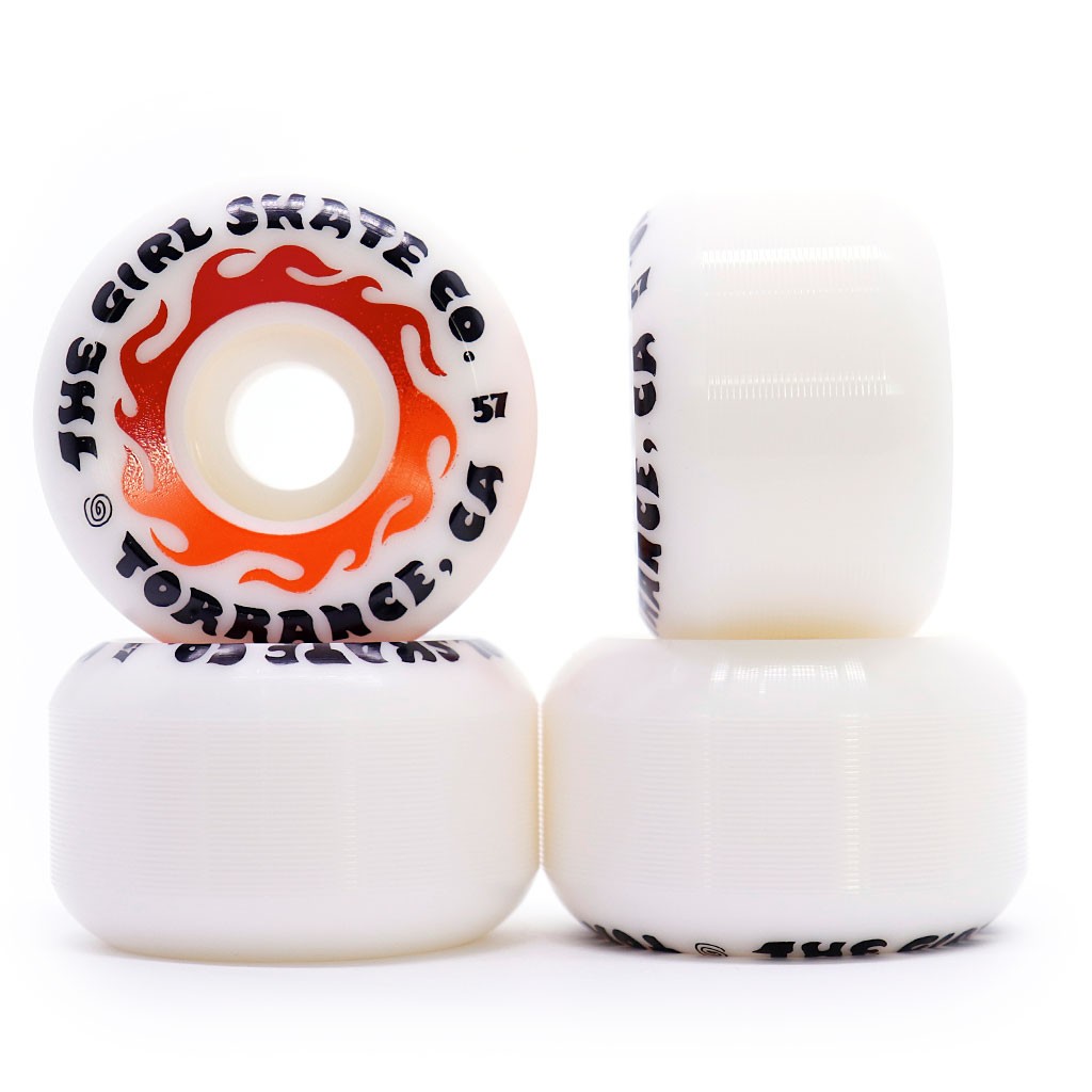 Roda Girl Skateboards GSSC Conical 57mm - 99A - Branca