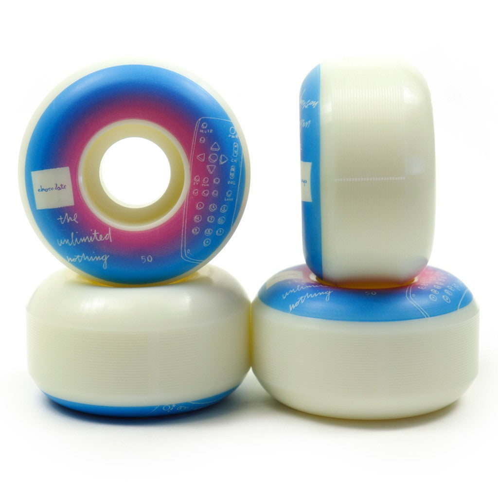 Roda Chocolate Skateboards Sketch Fade 50mm - 99A - Branco