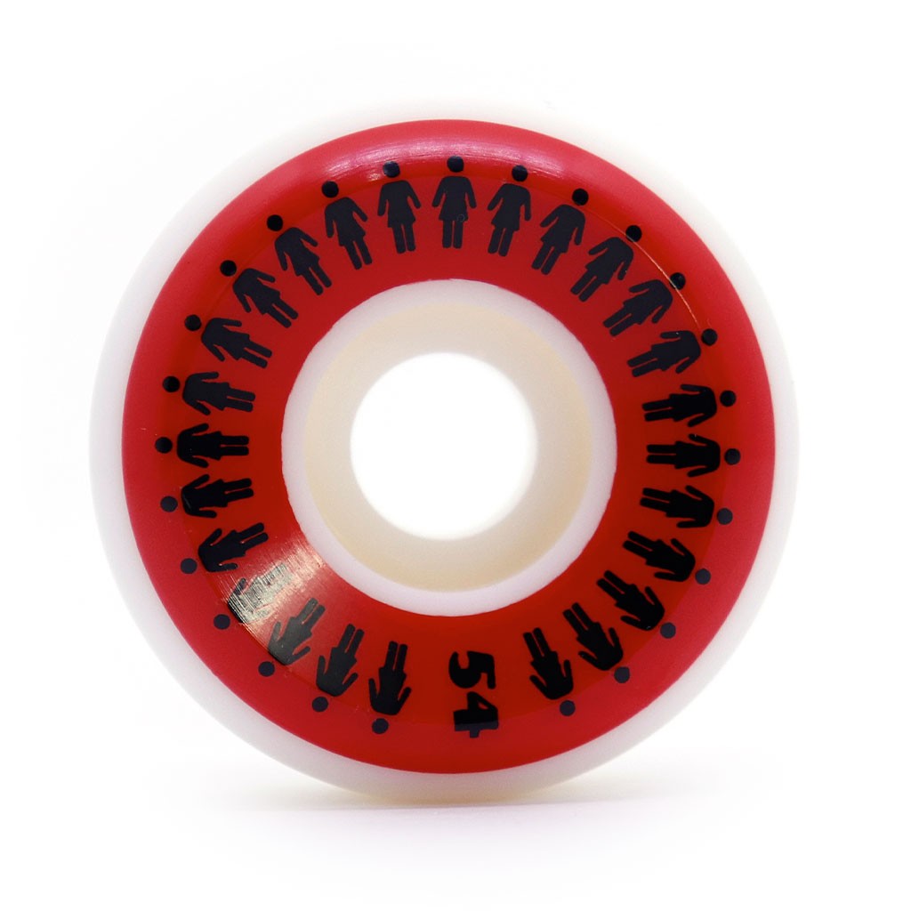 Roda Girl Skateboards Repeater Conical 54mm - 99A - Branca