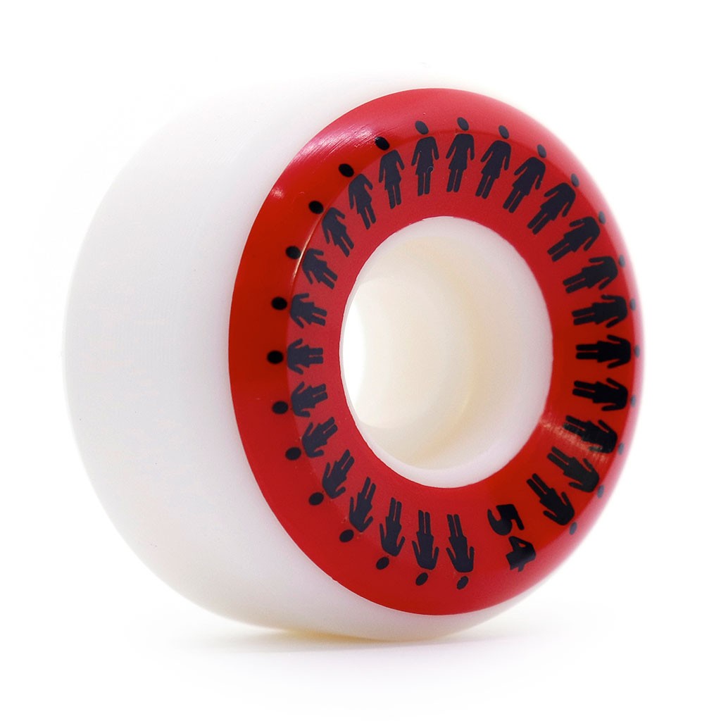 Roda Girl Skateboards Repeater Conical 54mm - 99A - Branca