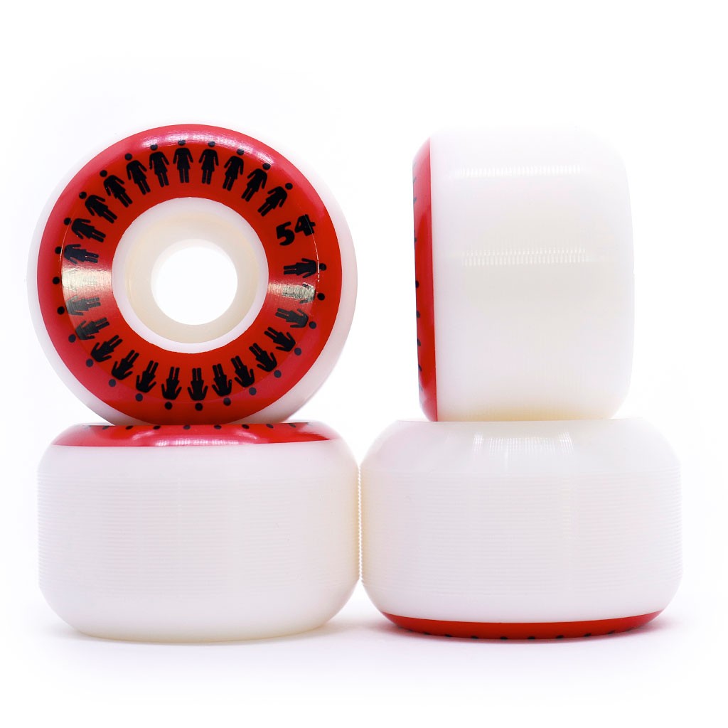 Roda Girl Skateboards Repeater Conical 54mm - 99A - Branca