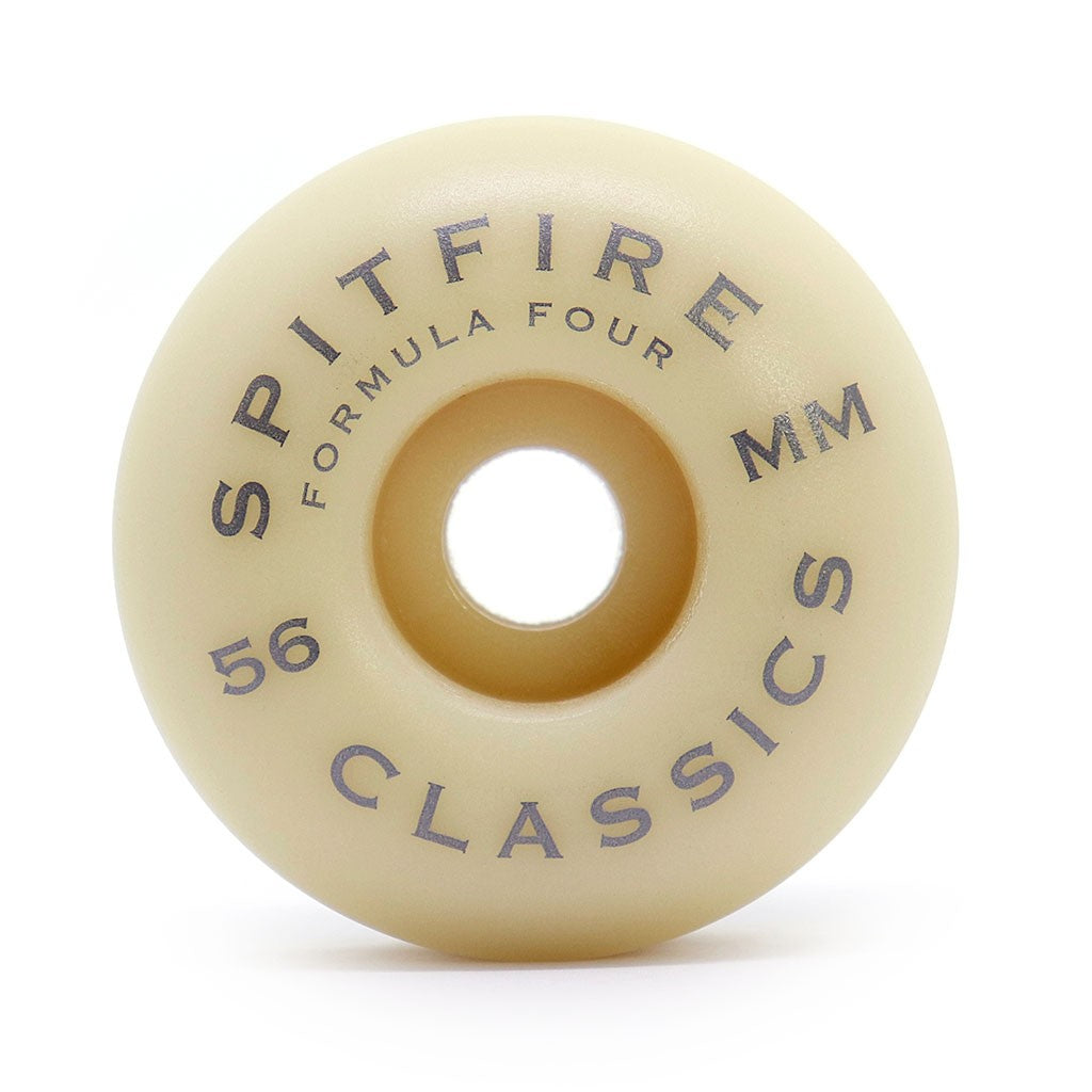 Roda Spitfire Wheels Classic Formula Four 56mm - 99DU - Bege Claro