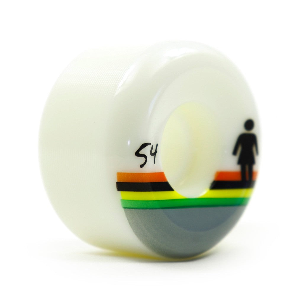Roda Girl Skateboards Horizon OG Conical 54mm - 99A - Branco