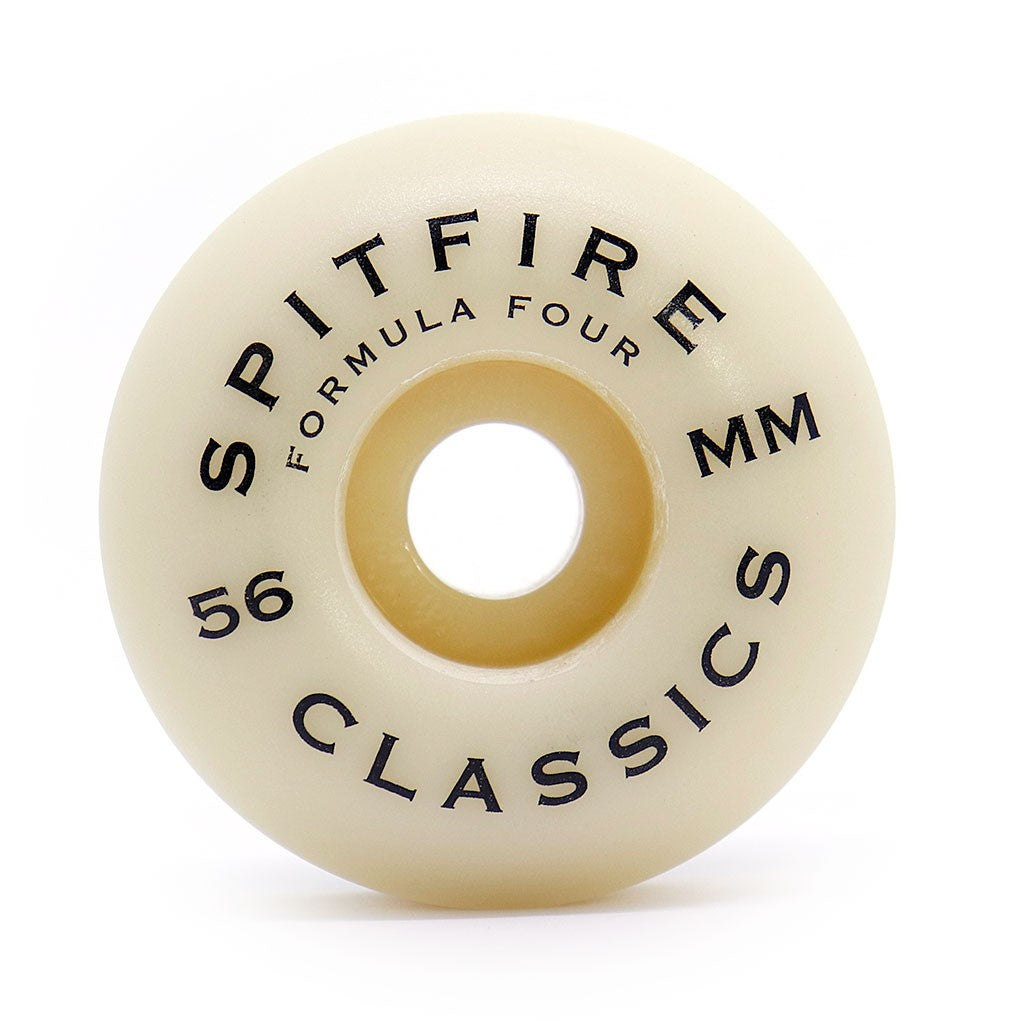 Roda Spitfire Wheels Classic Formula Four 56mm - 97DU - Bege Claro