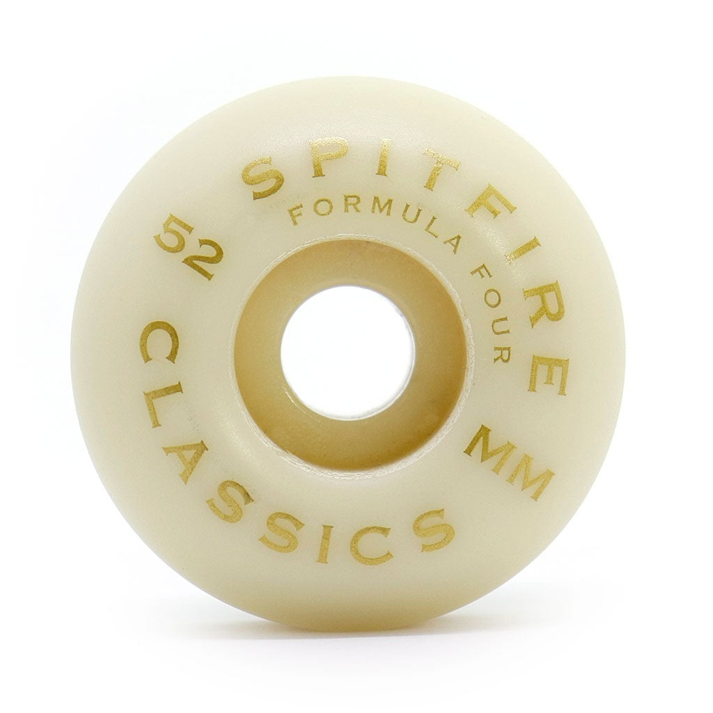 Roda Spitfire Wheels Classic Formula Four 52mm - 101DU - Bege Claro