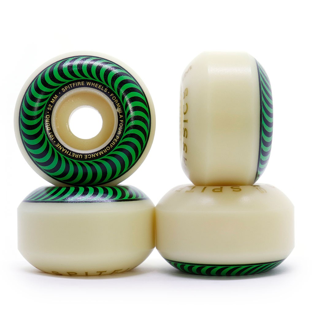 Roda Spitfire Wheels Classic Formula Four 52mm - 101DU - Bege Claro