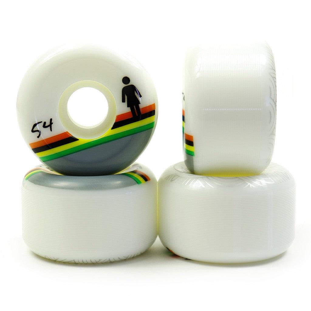 Roda Girl Skateboards Horizon OG Conical 54mm - 99A - Branco
