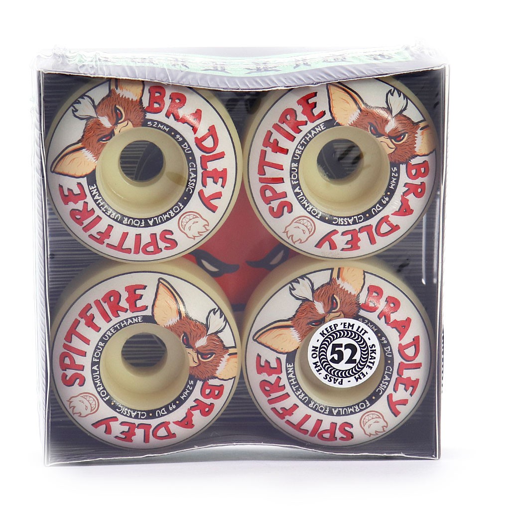 Roda Spitfire Wheels Bradley Classic Formula Four 52mm - 99DU - Bege Claro