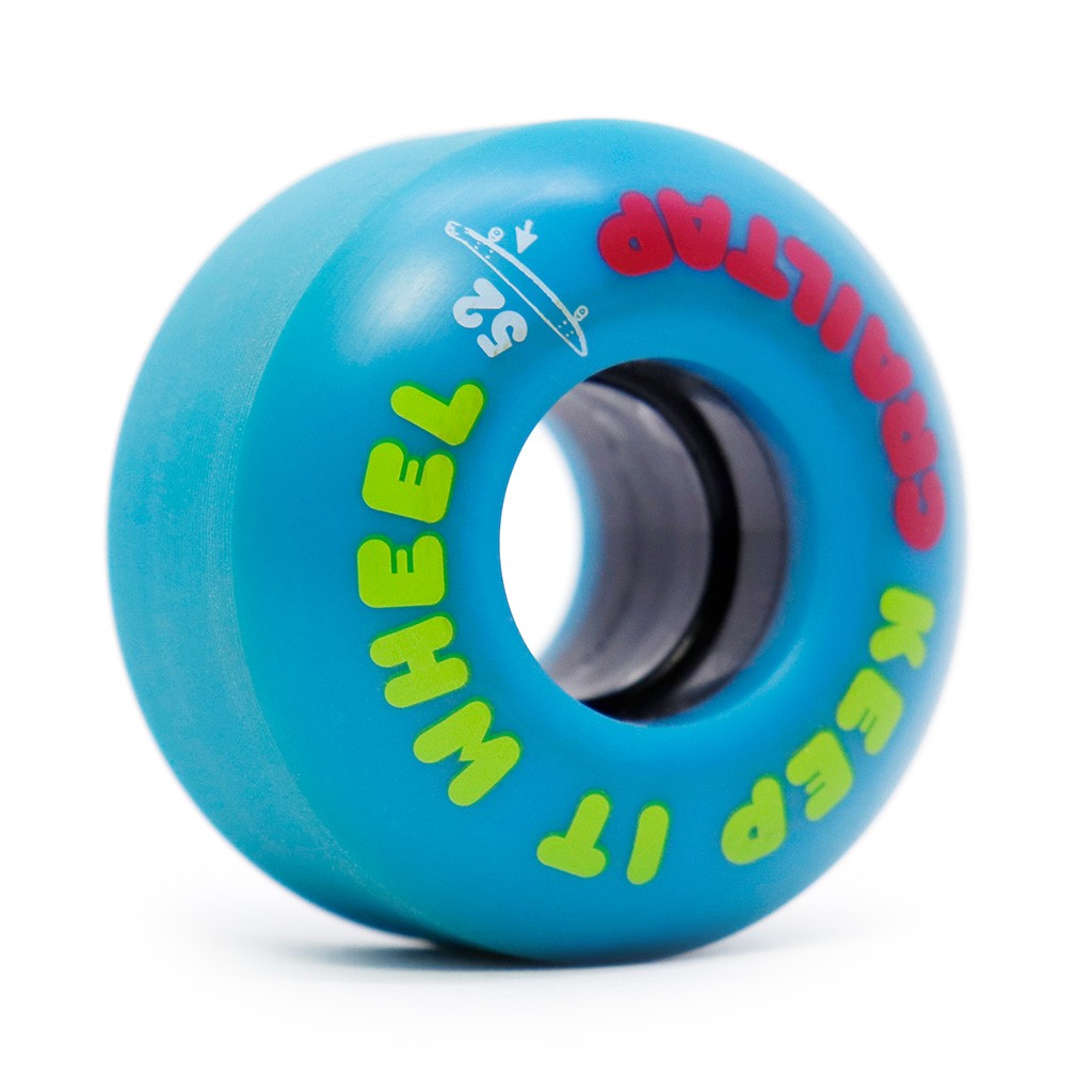 Roda Crailtap Keep It 52mm - 86A - Mescla Azul / Verde
