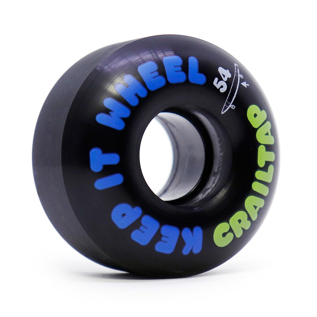 Roda Crailtap Keep It 54mm - 86A - Preta / Azul