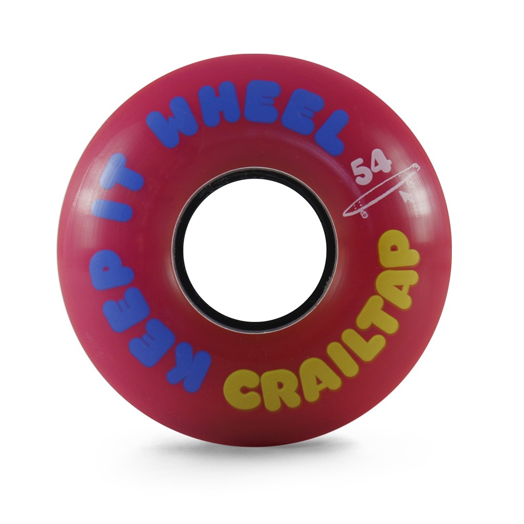 Roda Crailtap Keep It 54mm - 86A - Rosa / Azul