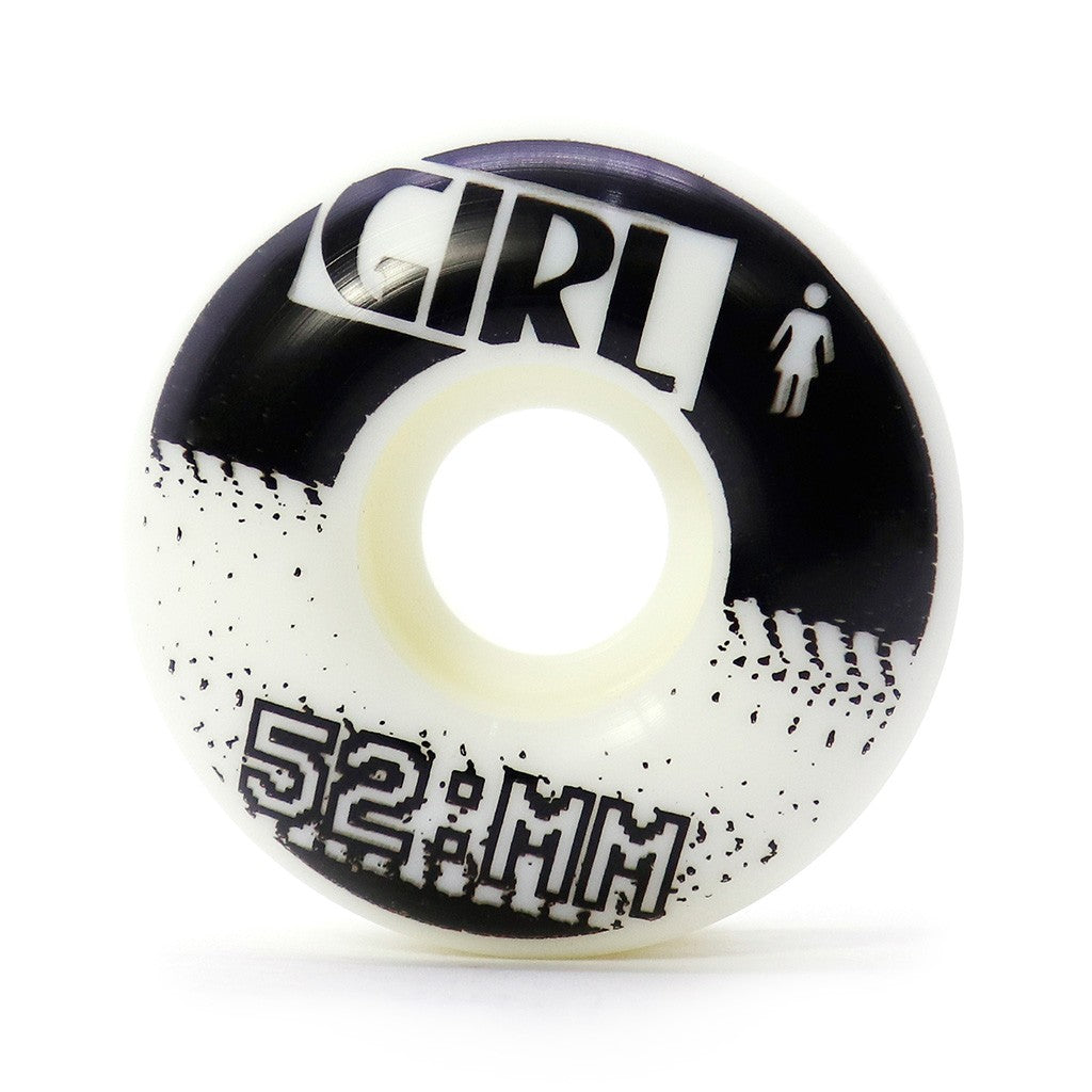 Roda Girl Skateboards Static Staple 52mm 99A - Branca