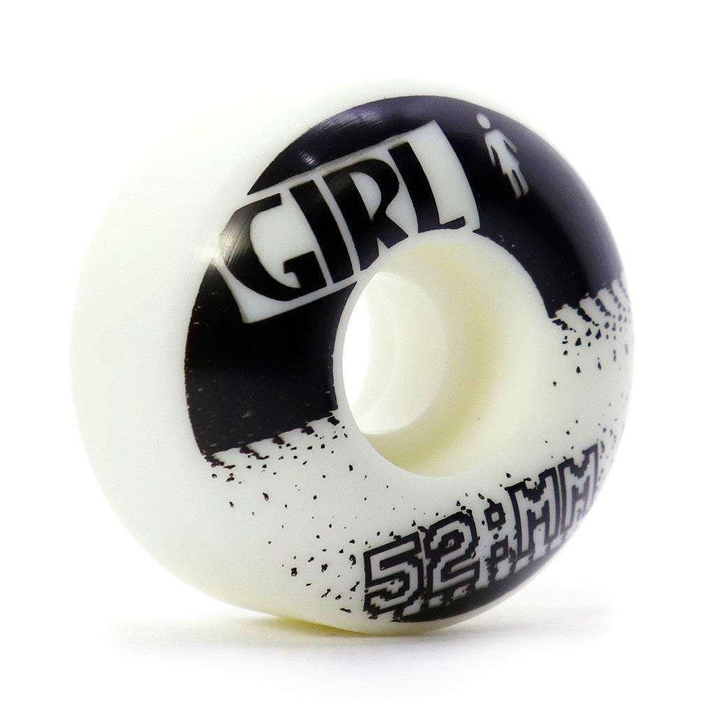 Roda Girl Skateboards Static Staple 52mm 99A - Branca