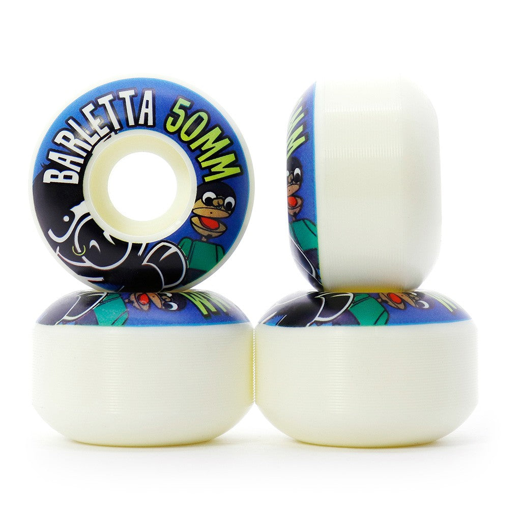 Roda Pig Wheels Barletta 50mm 101A - Branco / Azul