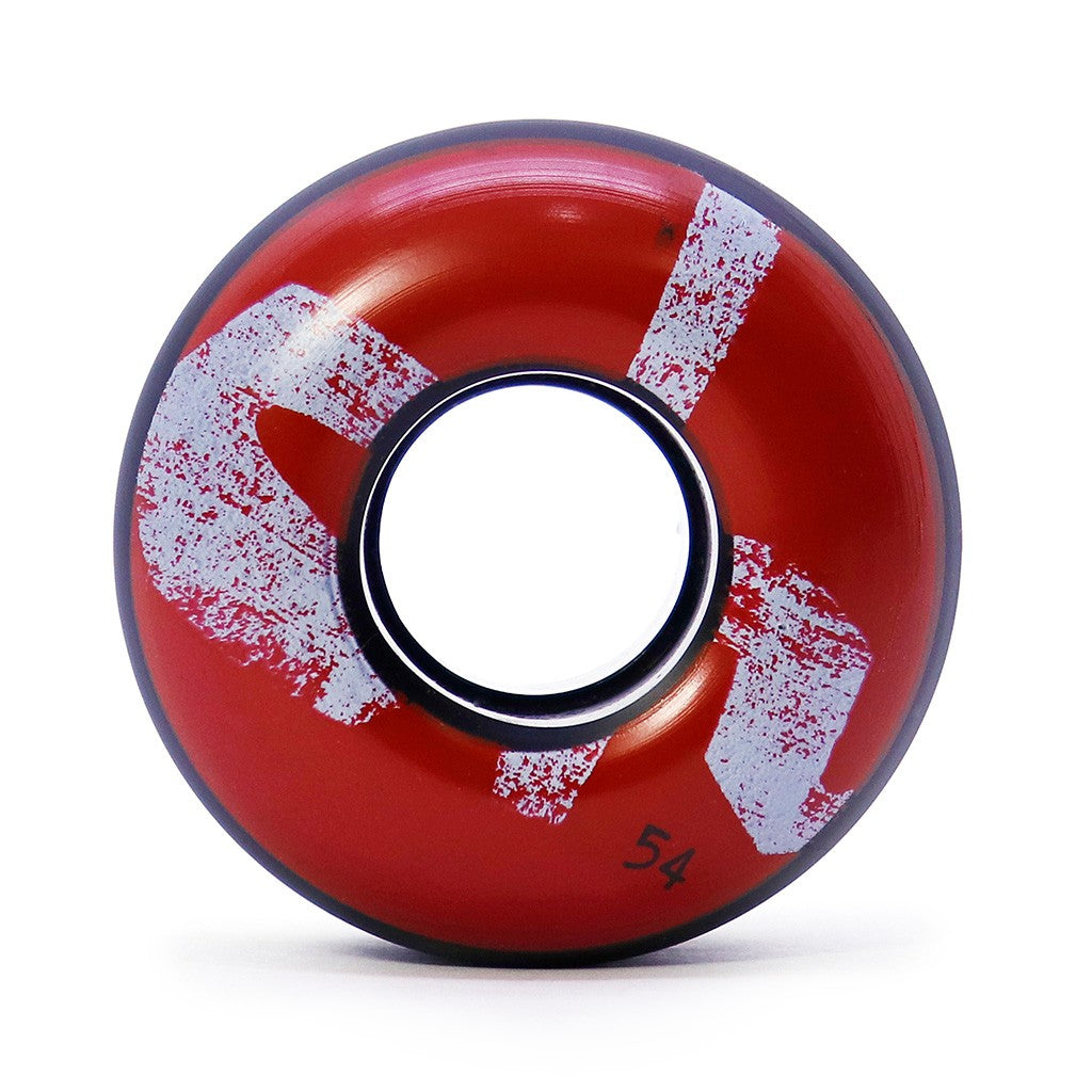 Roda Chocolate Skateboards Big Chunk Cruiser 54mm 80A - Preto / Vermelho