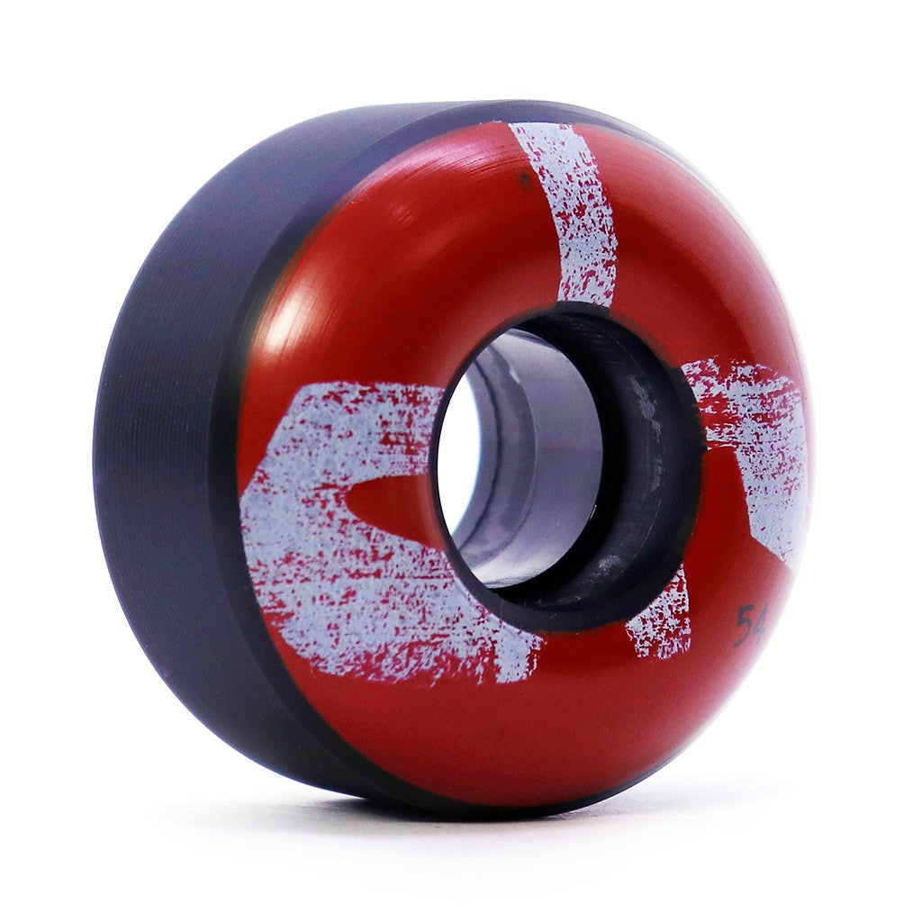 Roda Chocolate Skateboards Big Chunk Cruiser 54mm 80A - Preto / Vermelho