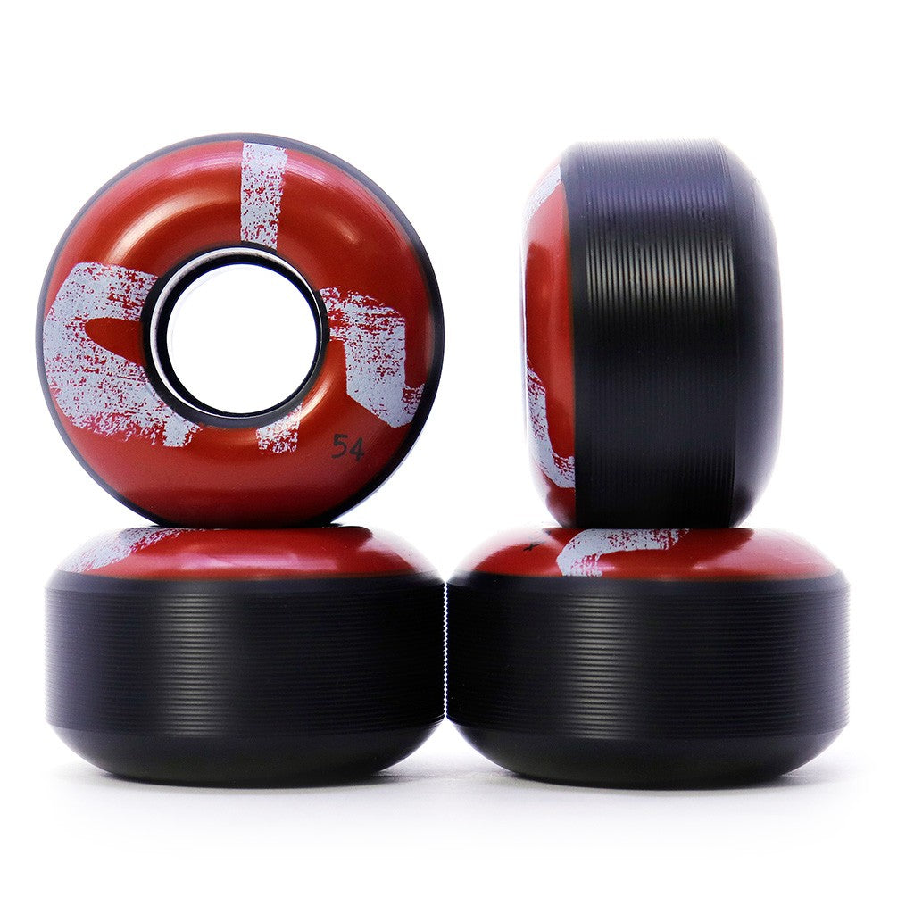 Roda Chocolate Skateboards Big Chunk Cruiser 54mm 80A - Preto / Vermelho