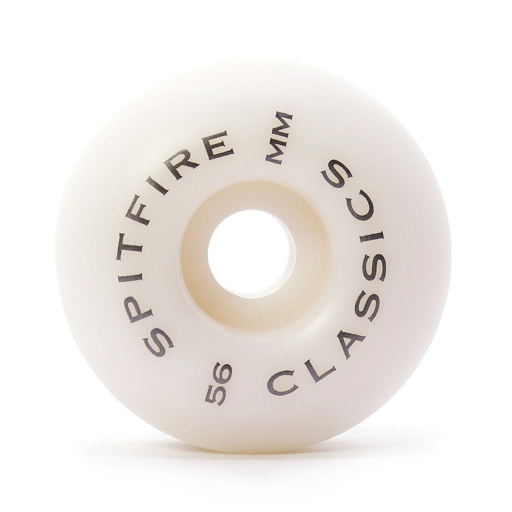 Roda Spitfire Wheels Classic 56mm 99A - Branco / Azul / Preto
