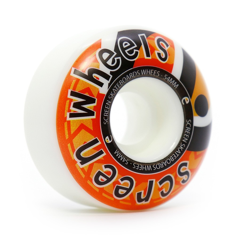 Roda Screen Skateboards Arrow 54mm - 99A - Branca