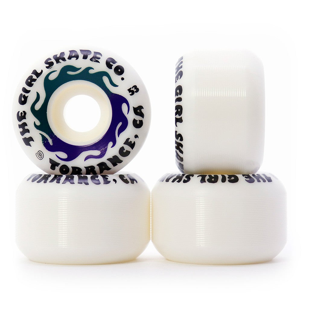 Roda Girl Skateboards GSSC Conical 53mm 99A - Branco