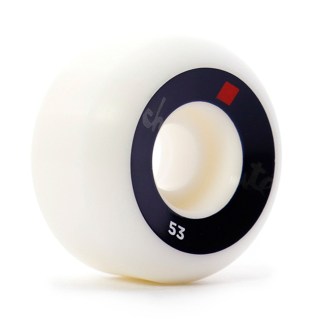Roda Chocolate Skateboards Lost Chunk Conical 53mm 99A - Branco / Preto