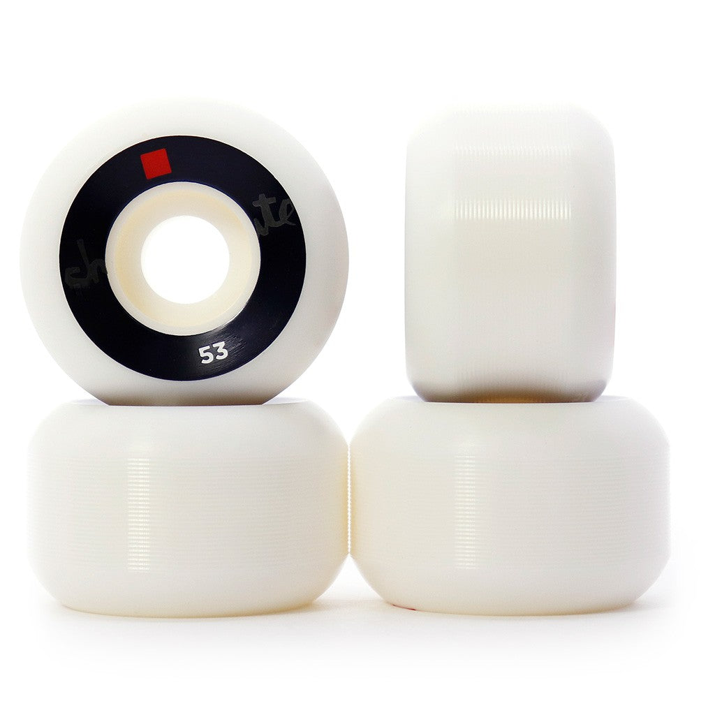 Roda Chocolate Skateboards Lost Chunk Conical 53mm 99A - Branco / Preto