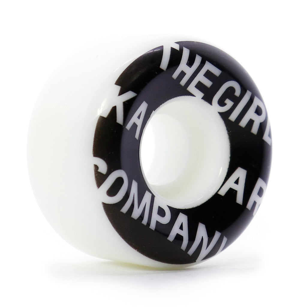 Roda Girl Skateboards Sans Conical 52mm 99A - Branco / Preto