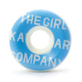 Roda Girl Skateboards Sans Conical 54mm 99A - Branco / Azul